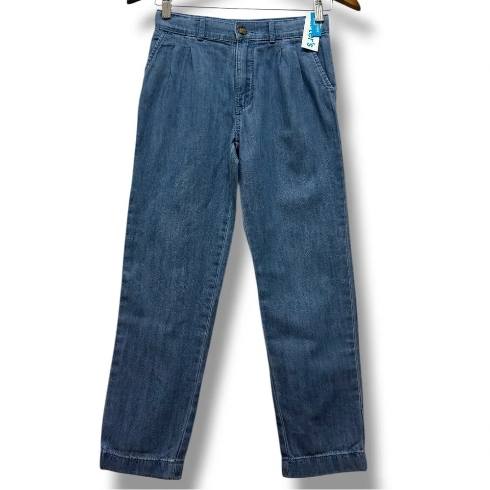 437 Carter’s | NWT Boys Blue Cotton Pull-On Pants with Adjustable Waist (Size 8)